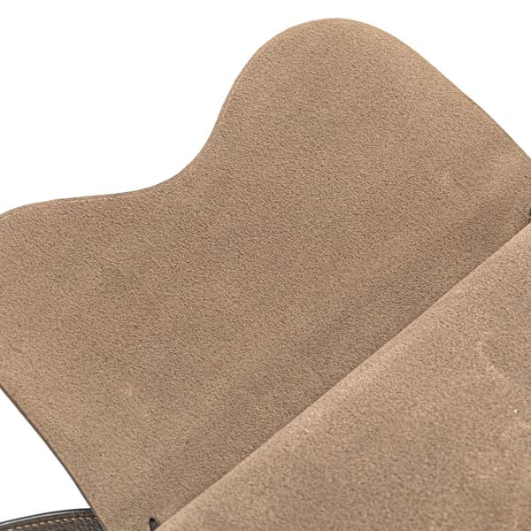 Pre-owned Hermès Vache Liege and Toile Sac Colorado PM Brown