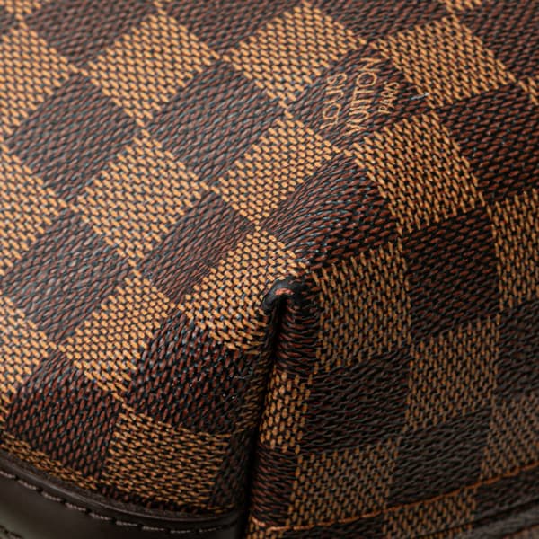 Pre-owned Louis Vuitton Damier Ebene Illovo MM Brown