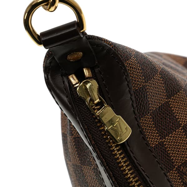 Pre-owned Louis Vuitton Damier Ebene Illovo MM Brown