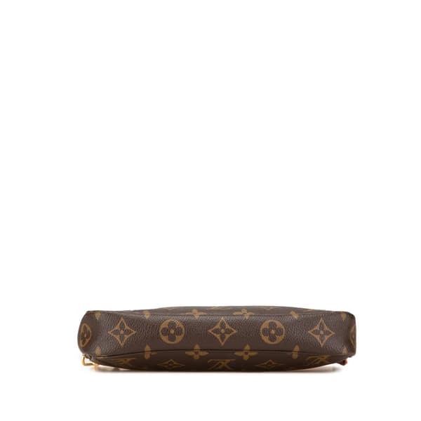 Pre-owned Louis Vuitton Monogram Pochette Accessoires Brown