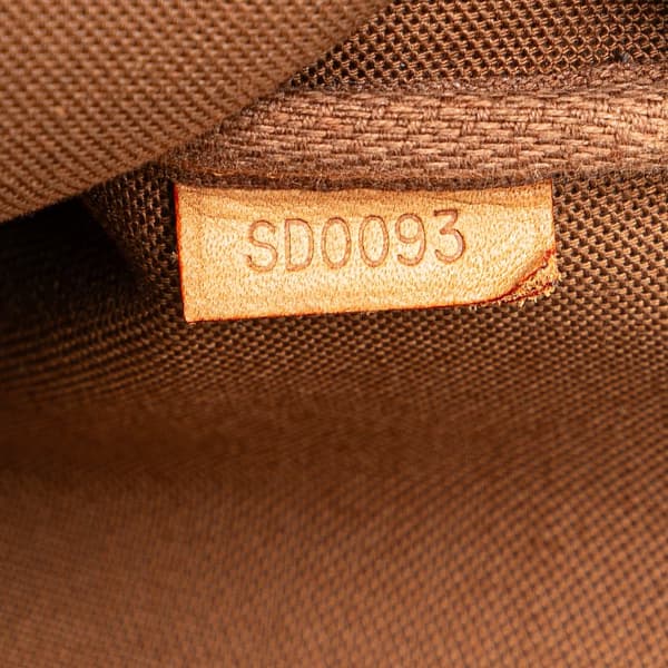 Pre-owned Louis Vuitton Monogram Pochette Accessoires Brown