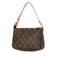 Miniatyrbilde 2 av 10: Pre-owned Louis Vuitton Monogram Pochette Accessoires Brown