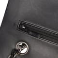 Miniatyrbild 6 av 10: Pre-owned Chanel Medium Classic Chevron Patent Double Flap Black