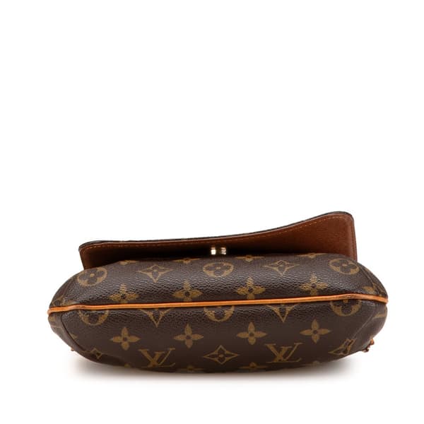 Pre-owned Louis Vuitton Monogram Musette Salsa Short Strap Brown