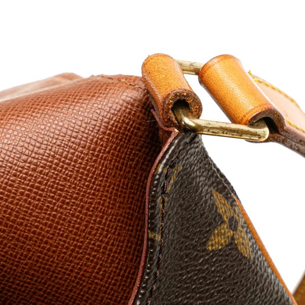 Pre-owned Louis Vuitton Monogram Musette Salsa Short Strap Brown