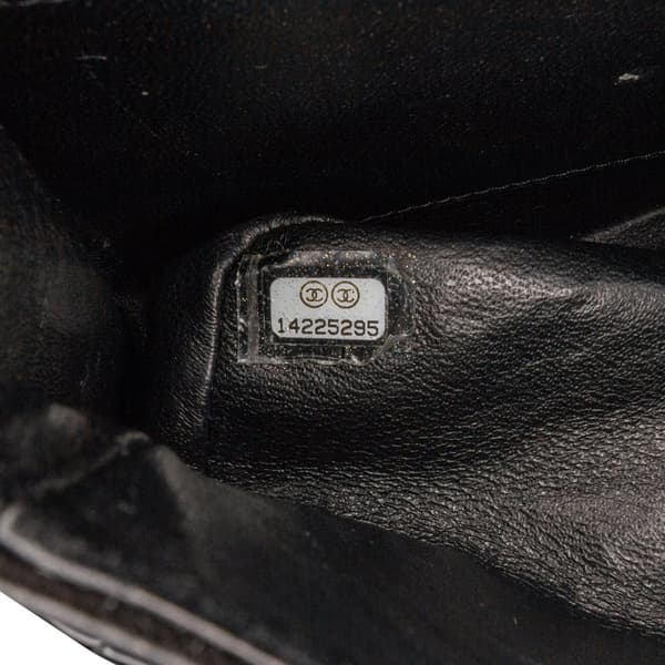 Pre-owned Chanel Medium Classic Patent Double Flap Black