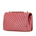 Miniatyrbild 2 av 10: Pre-owned Chanel Medium Chevron Calfskin Statement Flap Pink