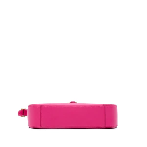 Pre-owned Saint Laurent Leather Le 5 a 7 Shoulder Bag Pink
