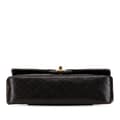 Miniatyrbild 3 av 10: Pre-owned Chanel Medium Classic Lambskin Double Flap Black