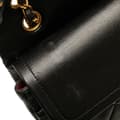 Miniatyrbild 9 av 10: Pre-owned Chanel Medium Classic Lambskin Double Flap Black