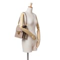 Miniatyrbild 9 av 10: Pre-owned Balmain Embossed Leather Ely Shoulder Bag Brown