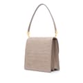 Miniatyrbild 2 av 10: Pre-owned Balmain Embossed Leather Ely Shoulder Bag Brown