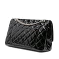 Miniatyrbild 2 av 10: Pre-owned Chanel 2.55 Reissue Quilted Patent Double Flap 227 Black