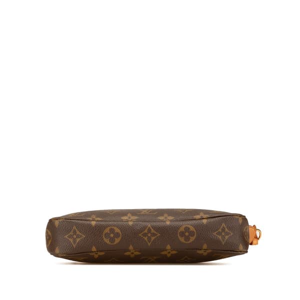 Pre-owned Louis Vuitton Monogram Pochette Accessoires Brown