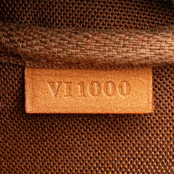 Pre-owned Louis Vuitton Monogram Pochette Accessoires Brown