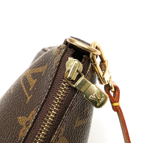 Pre-owned Louis Vuitton Monogram Pochette Accessoires Brown