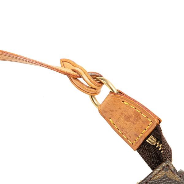 Pre-owned Louis Vuitton Monogram Pochette Accessoires Brown