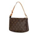 Miniatyrbilde 2 av 10: Pre-owned Louis Vuitton Monogram Pochette Accessoires Brown