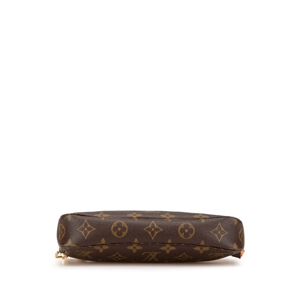 Pre-owned Louis Vuitton Monogram Pochette Accessoires Brown
