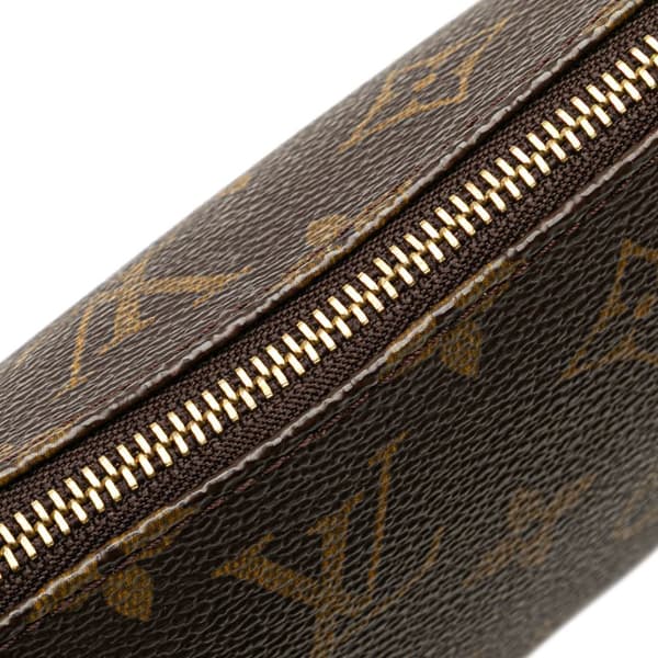 Pre-owned Louis Vuitton Monogram Pochette Accessoires Brown