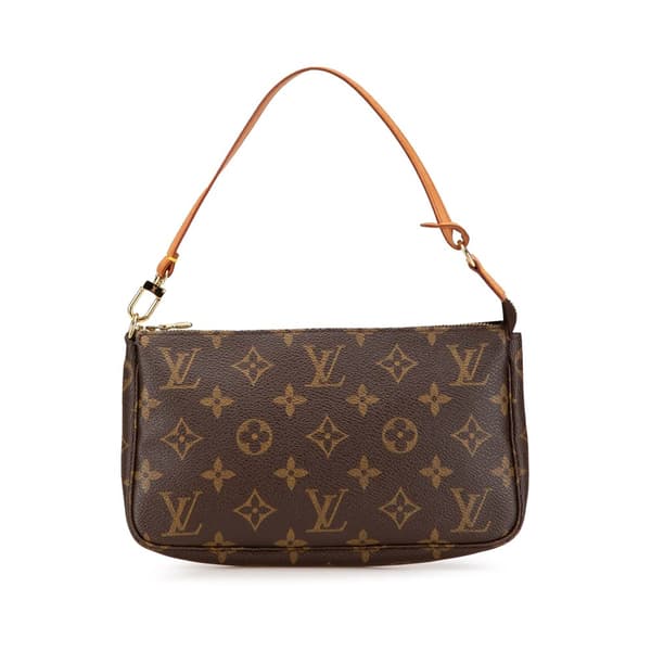 Pre-owned Louis Vuitton Monogram Pochette Accessoires Brown