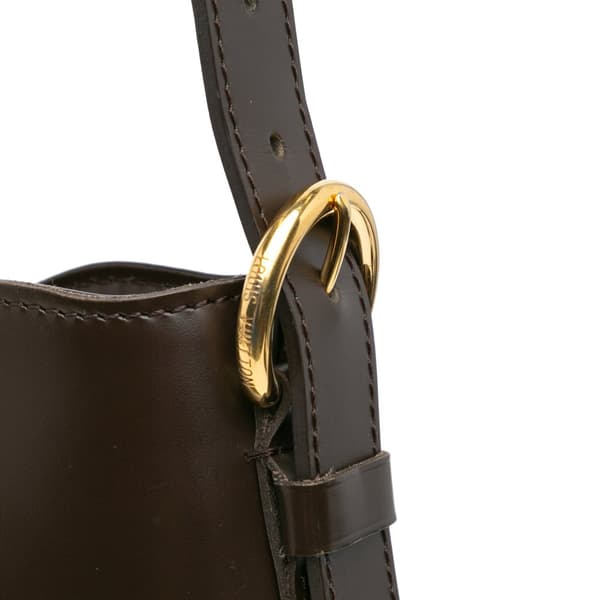Pre-owned Louis Vuitton Damier Ebene Sistina MM Brown