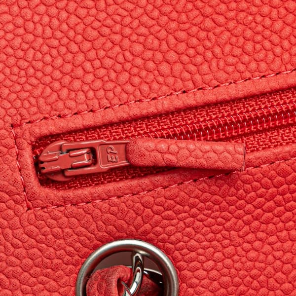 Pre-owned Chanel Medium Classic Caviar Double Flap Pink