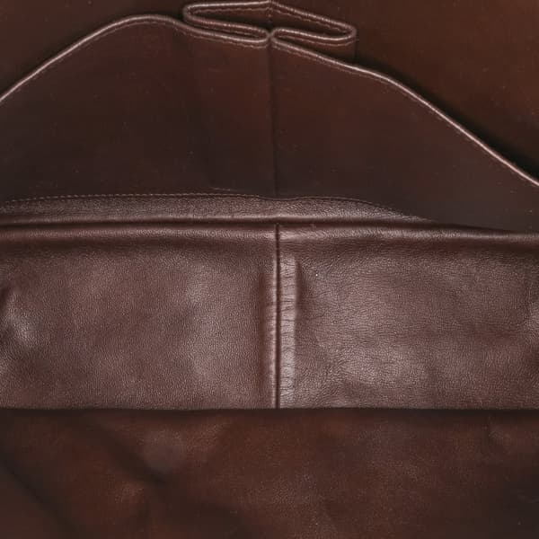 Pre-owned Chanel Reissue 2.55 Quilted Patent Double Flap 227 Brown