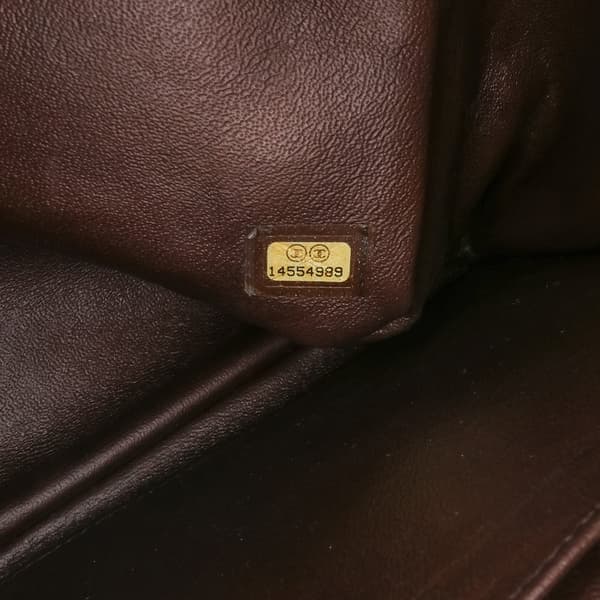 Pre-owned Chanel Reissue 2.55 Quilted Patent Double Flap 227 Brown