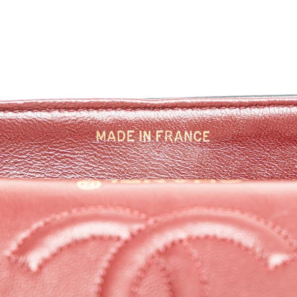 Pre-owned Chanel Small Classic Lambskin Double Flap Black