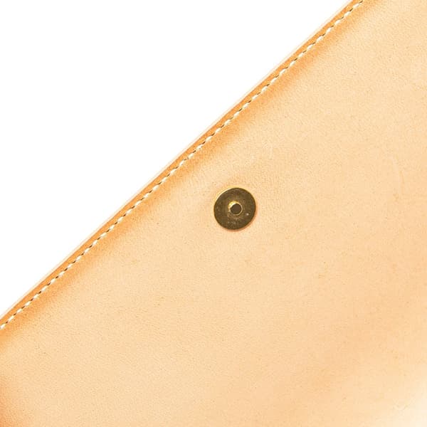 Pre-owned Celine C Macadam Leather Pochette Brown