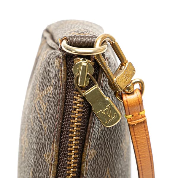 Pre-owned Louis Vuitton Monogram Pochette Accessoires Brown