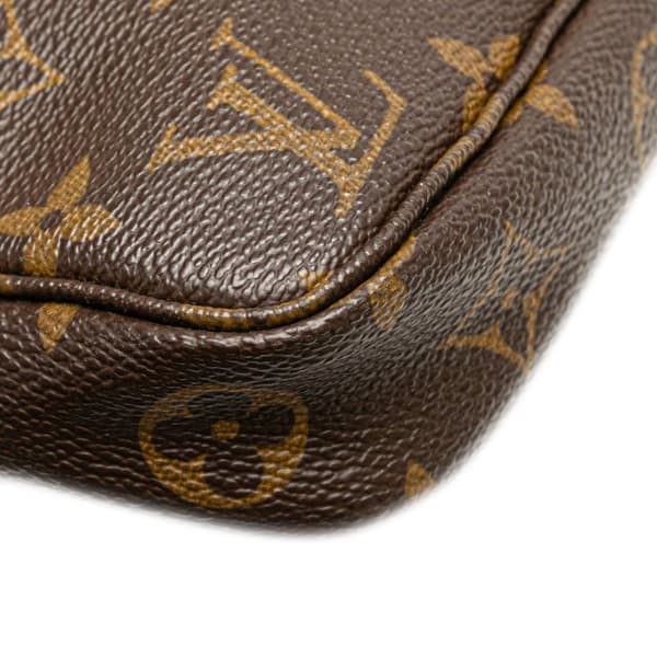 Pre-owned Louis Vuitton Monogram Pochette Accessoires Brown