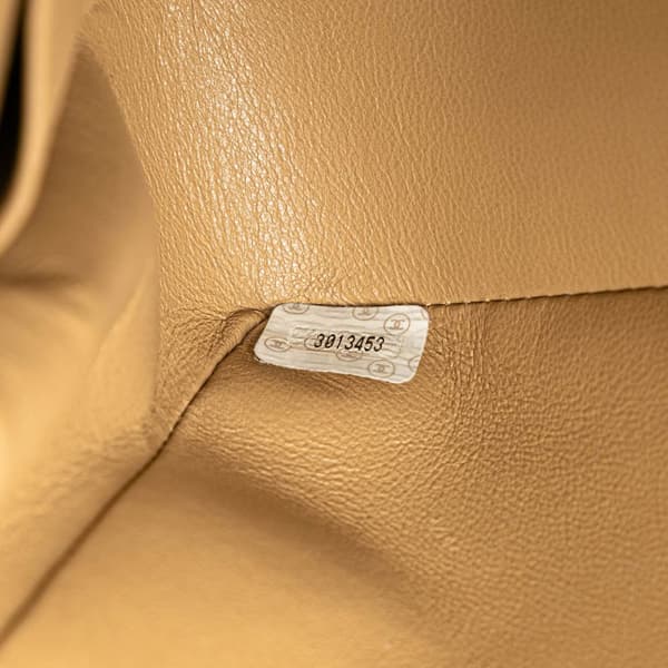 Pre-owned Chanel Medium Classic Lambskin Double Flap Brown