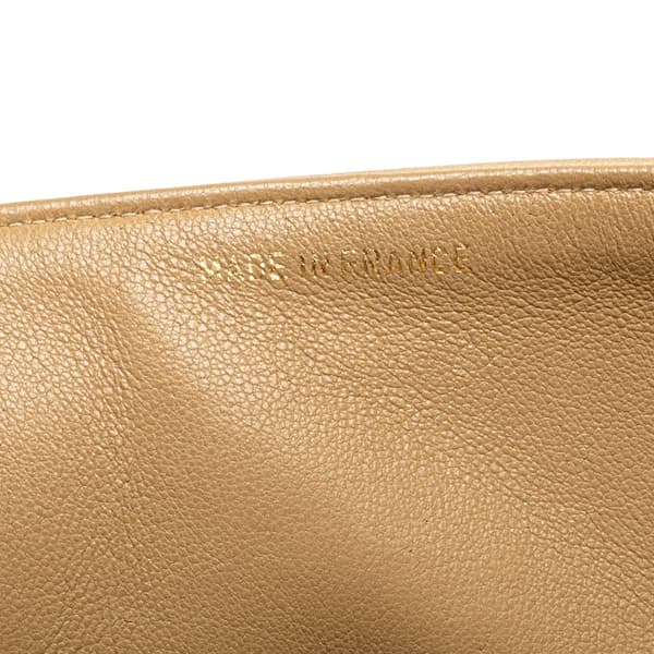 Pre-owned Chanel Medium Classic Lambskin Double Flap Brown