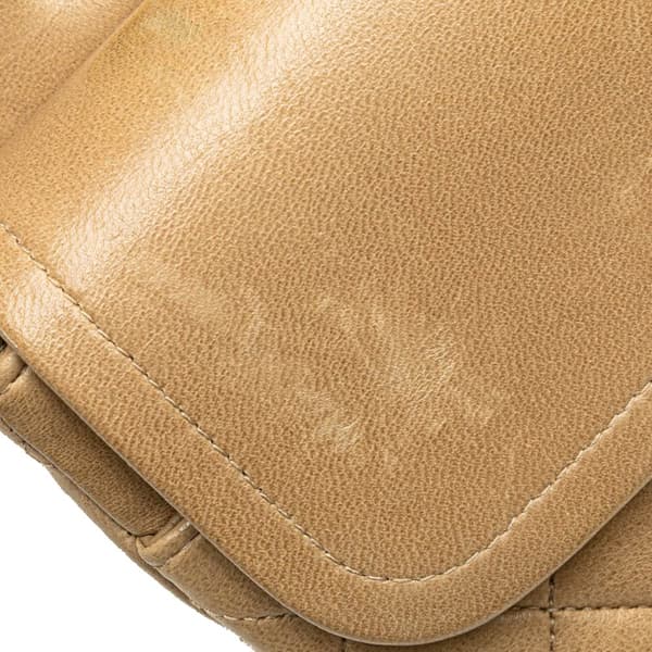 Pre-owned Chanel Medium Classic Lambskin Double Flap Brown