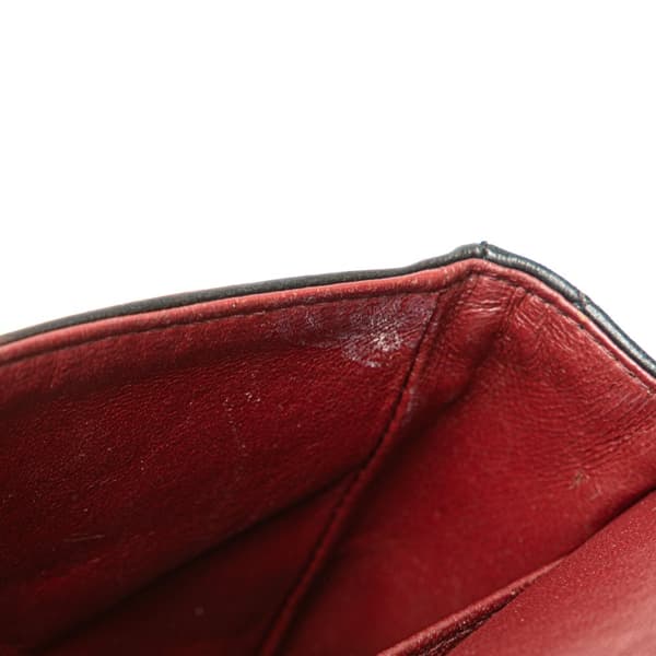 Pre-owned Chanel Small Classic Lambskin Double Flap Black