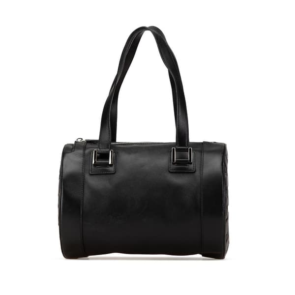 Pre-owned Bvlgari Leather B Zero 1 Shoulder Bag Black