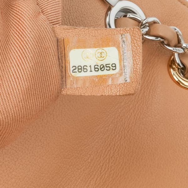 Pre-owned Chanel Small Quilted Calfskin Turn and Lock Flap Brown