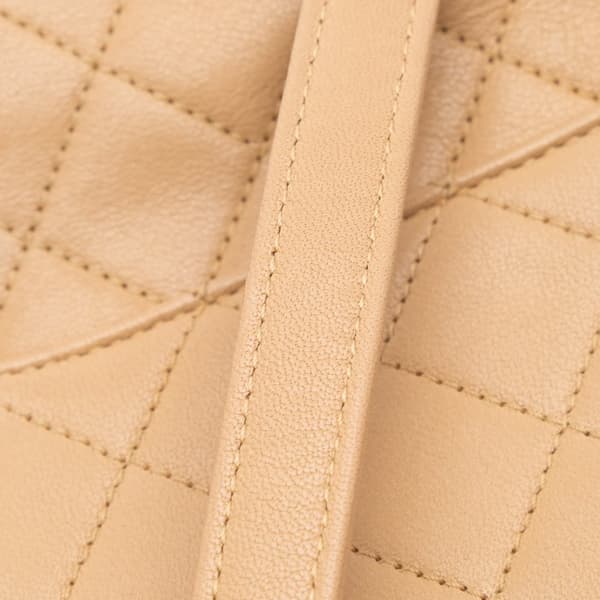 Pre-owned Chanel Small Quilted Calfskin Turn and Lock Flap Brown