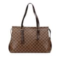 Miniatyrbild 1 av 8: Pre-owned Louis Vuitton Damier Ebene Chelsea Brown