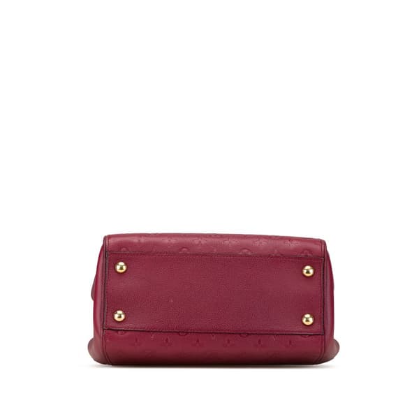 Pre-owned Louis Vuitton Monogram Empreinte Trocadero Red