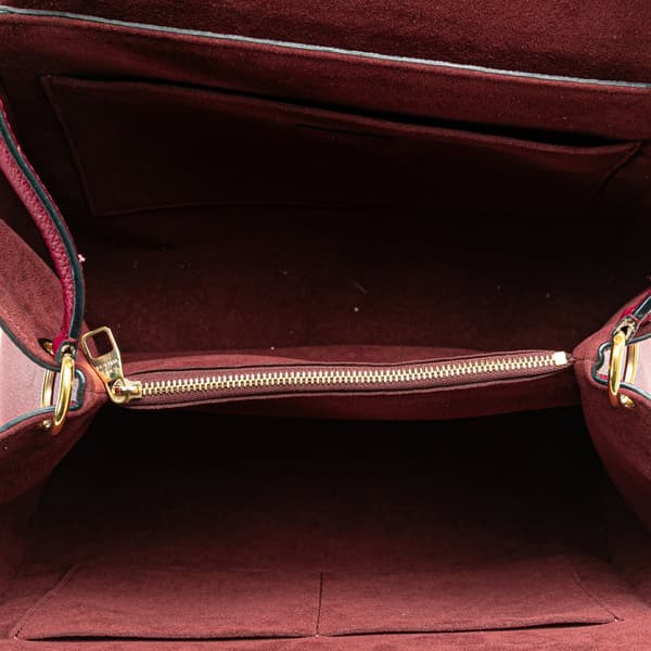 Pre-owned Louis Vuitton Monogram Empreinte Trocadero Red