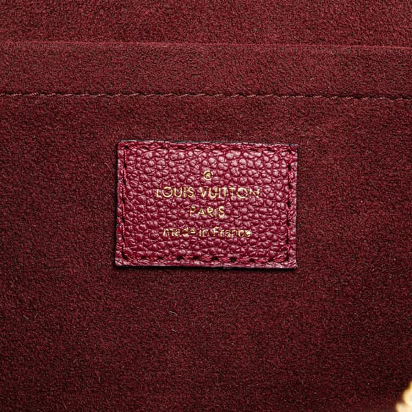 Pre-owned Louis Vuitton Monogram Empreinte Trocadero Red