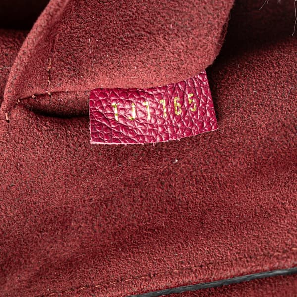 Pre-owned Louis Vuitton Monogram Empreinte Trocadero Red