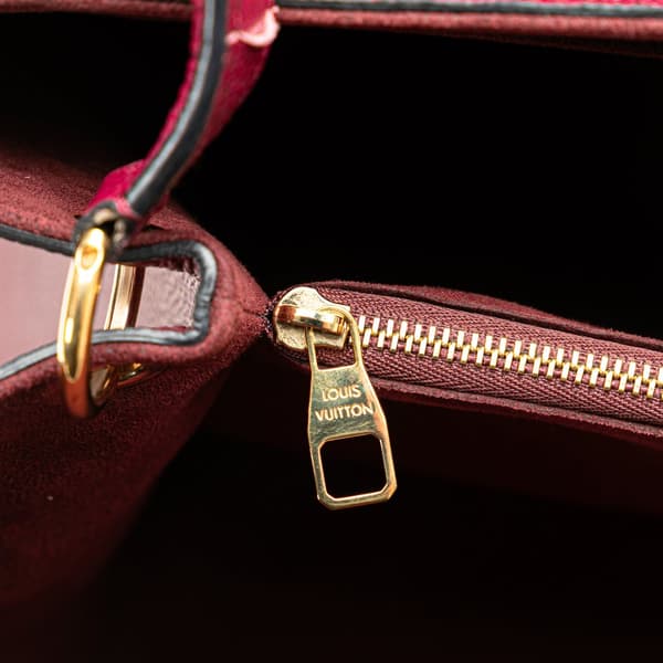 Pre-owned Louis Vuitton Monogram Empreinte Trocadero Red