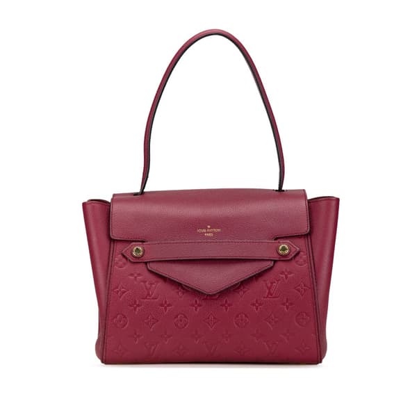 Pre-owned Louis Vuitton Monogram Empreinte Trocadero Red