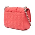 Miniatyrbilde 2 av 10: Pre-owned Dior Medium Lambskin Cannage Miss Dior Flap Pink