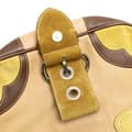 Miniatyrbild 8 av 10: Pre-owned Prada Suede Trimmed Leather Color Block Moon Shoulder Bag Brown