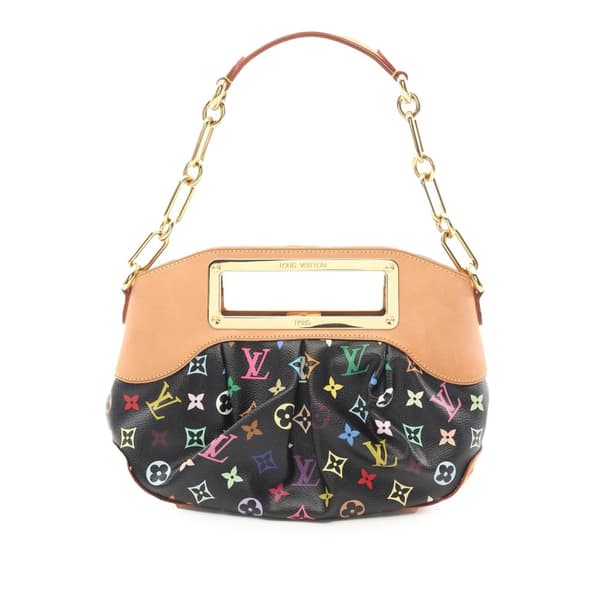 Pre-owned Louis Vuitton Monogram Multicolore Judy PM Black